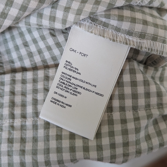 Oak & Fort Green Gingham Dress - Picture 4 of 4